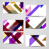 Vector business-card set for your design N593