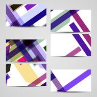 Vector business-card set for your design N594