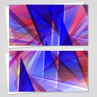 Vector business-card set for your design N596