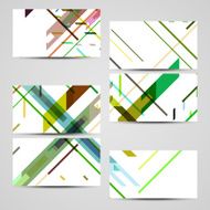 Vector business-card set for your design N597