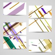 Vector business-card set for your design N598