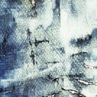 Abstract watercolor painting with collage paper texture N6