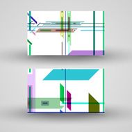 Vector business-card set for your design N603