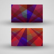 Vector business-card set for your design N608
