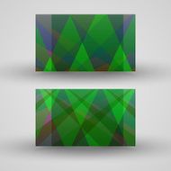 Vector business-card set for your design N609