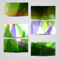Vector business-card set for your design N613