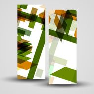 Vector banner set for your design N273