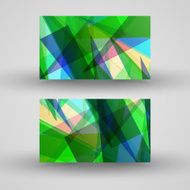 Vector business-card set for your design N614