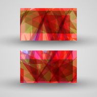 Vector business-card set for your design N615