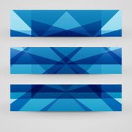 Vector banner set for your design N278