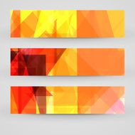 Vector banner set for your design N280