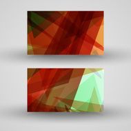 Vector business-card set for your design N616