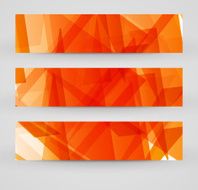 Vector banner set for your design N282