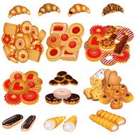 set tasty sand cookies