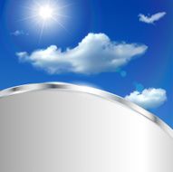 Abstract background with sky sun and clouds N2