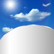 Abstract background with sky sun and clouds N4