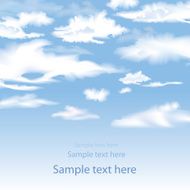 Blue sky background with copy space N2
