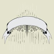 Ornamental vintage banner N2