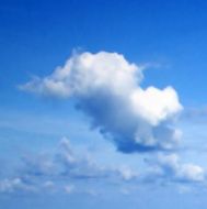 Clouds with blue sky Vector