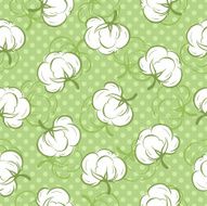 Seamless pattern with cotton buds N3