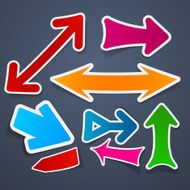 Color Arrows Sticker Set N3