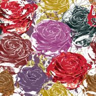 Seamless Rose Background N5