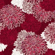 Seamless pattern with decorative flowers N22