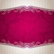 pink valentine background with many roses N2