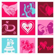 Lovers pop icons