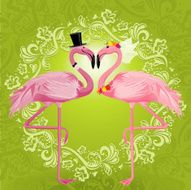 Wedding Flamingos