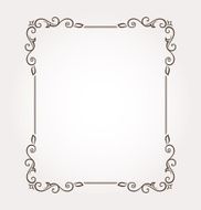 Calligraphic frame and page decoration N2