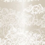 Elegant seamless floral pattern background with ornament N2