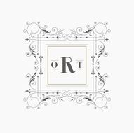 Vintage Frame - for Monogram or Calligraphic Design N2