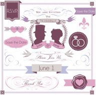 Wedding invitation set N4