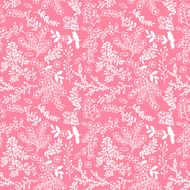 Vector Seamless Tileable Easter Background Pattern with Flowers N2