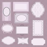 Ornate vector frames