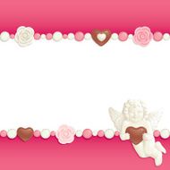 Valentine candy background