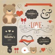 Vector Valentine Design Element