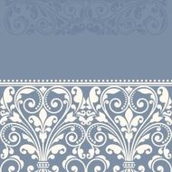 Floral pattern for invitation or greeting card N5