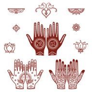 Mehndi Bridal Design Elements