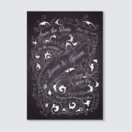 Wedding Invitation Card - Typography and Calligraphic Design