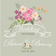 wedding invitation N253