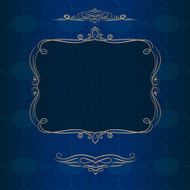 Decorative background with Vinatge frame N2