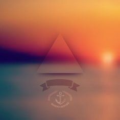 Vector landscape web and mobile interface background Corporate