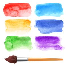 Watercolor frames N10