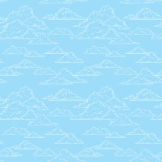 Clouds seamless pattern N28