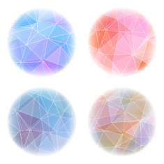 Set of four colorful banner N2
