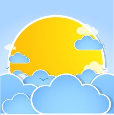 Good weather background Blue sky with clouds N3