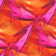 abstract brown red seamless painted watercolor background on pa