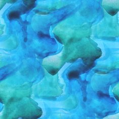 abstract blue seamless painted watercolor background on paper te